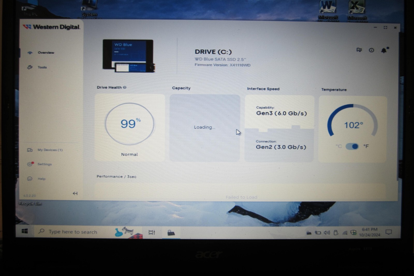 ACER ASPIRE 5515 15.4″ Laptop WIN 10 SSD OFFICE 2010 Power Adapter included