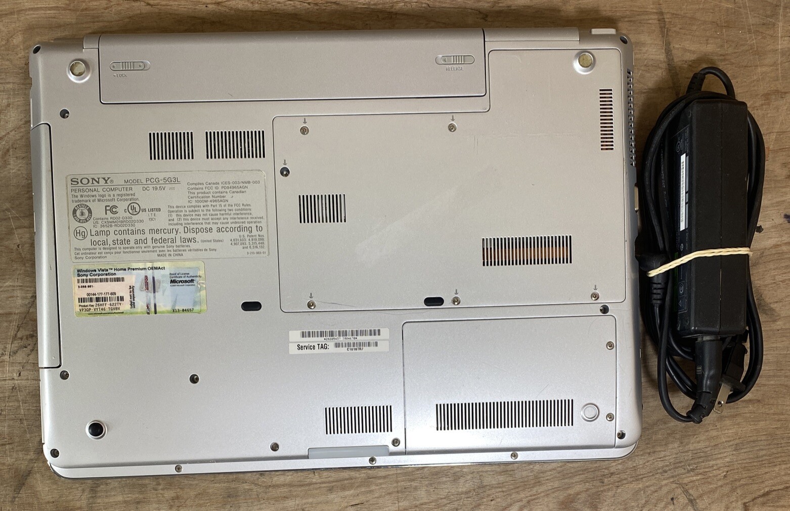 Sony Vaio PCG-5G3L Intel Core 2 Duo T7100@1.8GHz | 4GB RAM | 500GB HDD | W10P