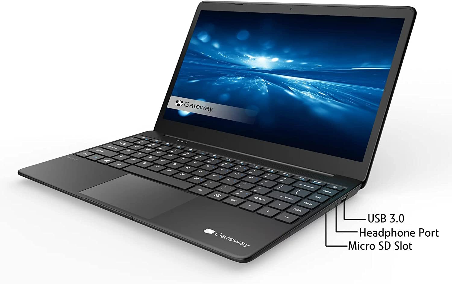 Gateway 14.1″ FHD Ultra Slim Notebook,GWTN141-10BK,Intel Corei5-1135G7, 16G,512G