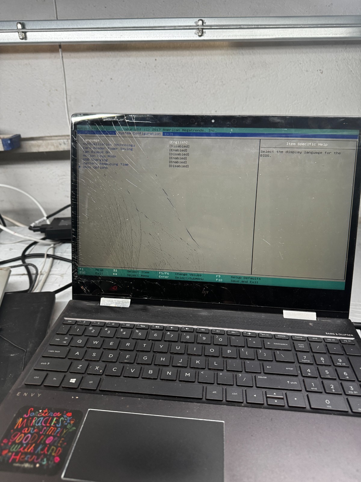 HP ENVY x360 Convertible 15m-bq1xx Ryzen 5 2500U Laptop for Repair #5688