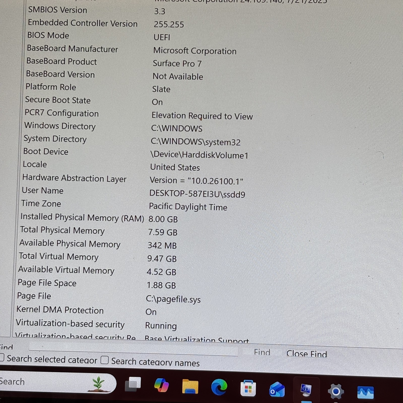 Microsoft Surface Pro7 1866 Intel Core i5-1034G4 1.10GHz 8GB RAM 256GB SSD 12.3″