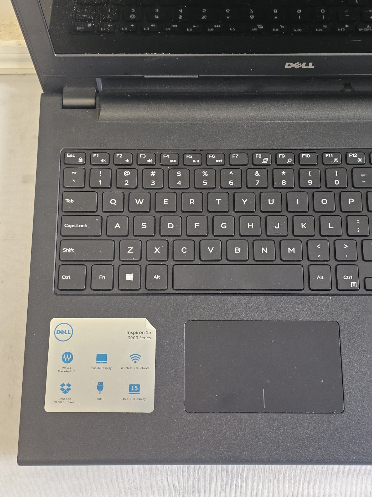 Dell Inspiron 15 Laptop – AMD A6 – 8GB RAM – 500GB HDD – NO BATT – Windows 10