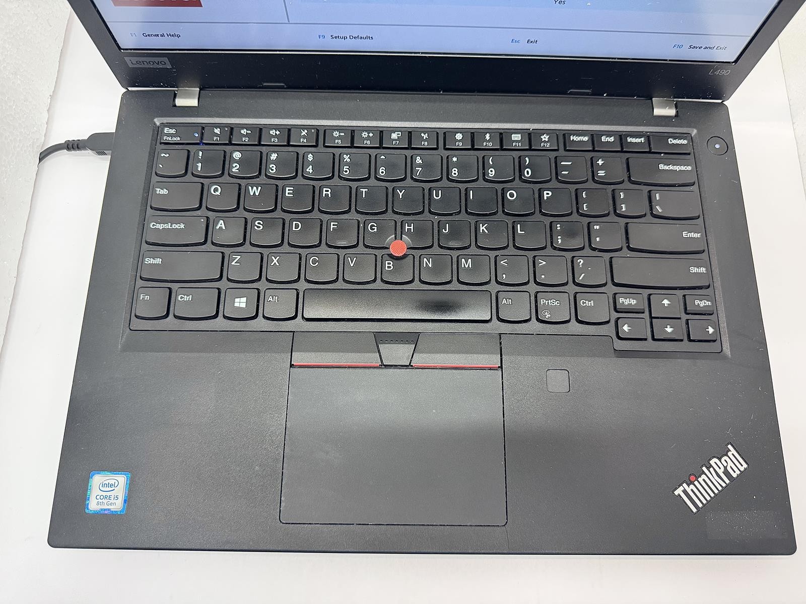 Lenovo ThinkPad L490, Intel Core i5-8265U CPU @ 1.60GHz, 8GB RAM