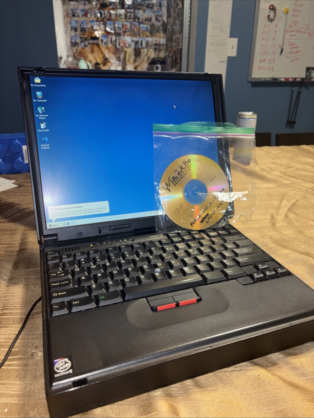 IBM ThinkPad 380Z Pentium II Floppy CD PCMCIA Cards, 96MB 2gig HD With Charger