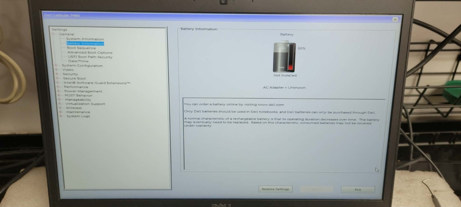 Dell Latitude 7480 i5-7300u 2.6GHz 4GB RAM No SSD/OS