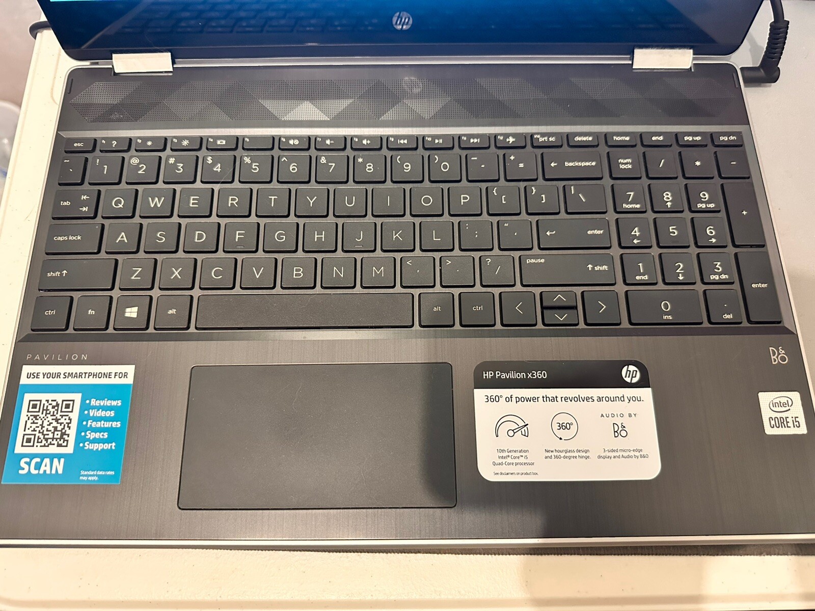 HP Pavilion x360 – 15-dq0953cl 15.6 inch (512GB, Intel Core i5 8th Gen.,…