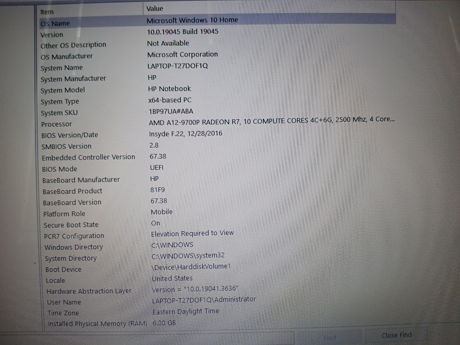 HP 15-BA009dx Laptop – Please see pictures for full details