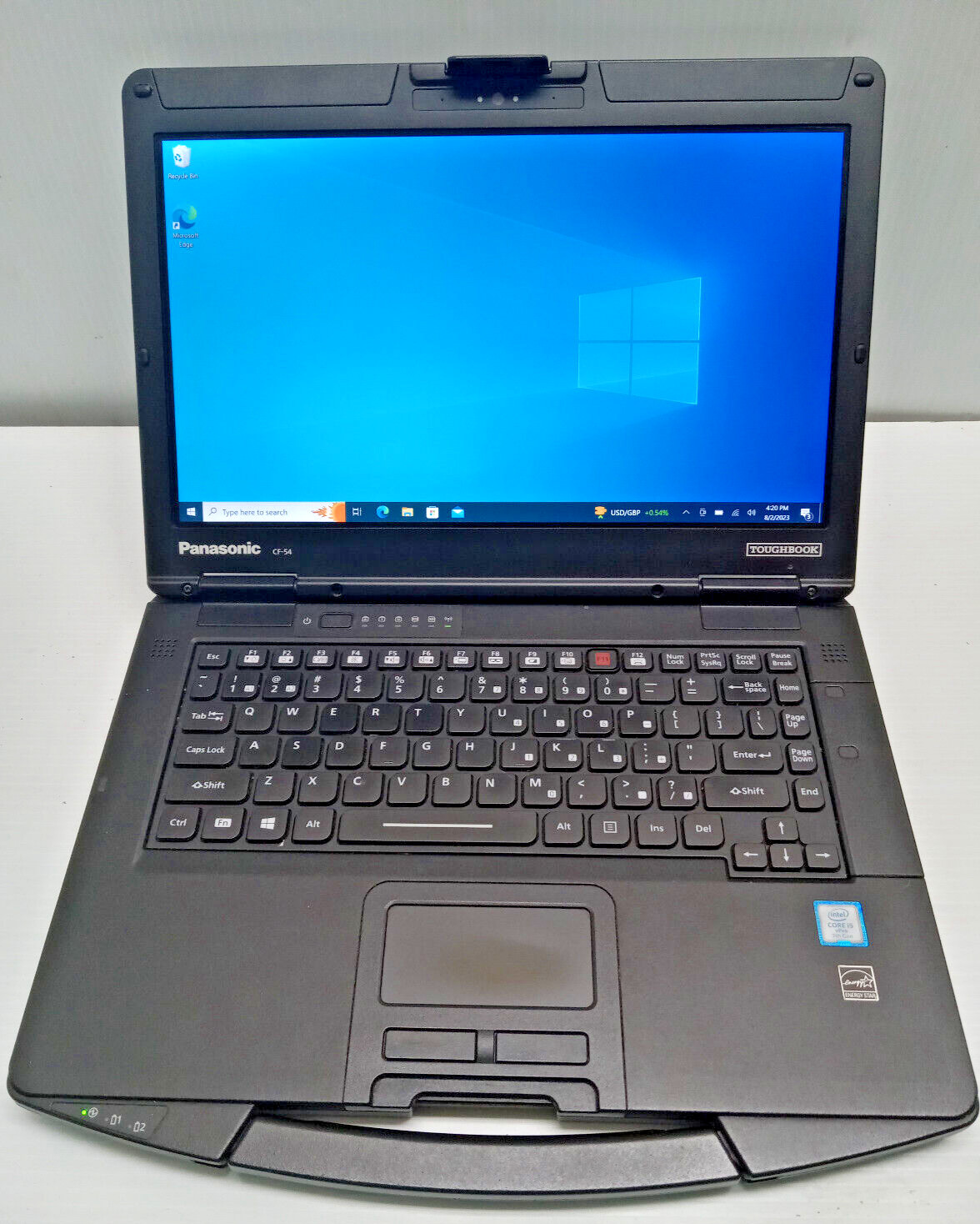 PANASONIC TOUGHBOOK CF-54 MK3 2.60GHz i5-7300 NEW EVO 500GB SSD, 16GB, WEBCAM 4G