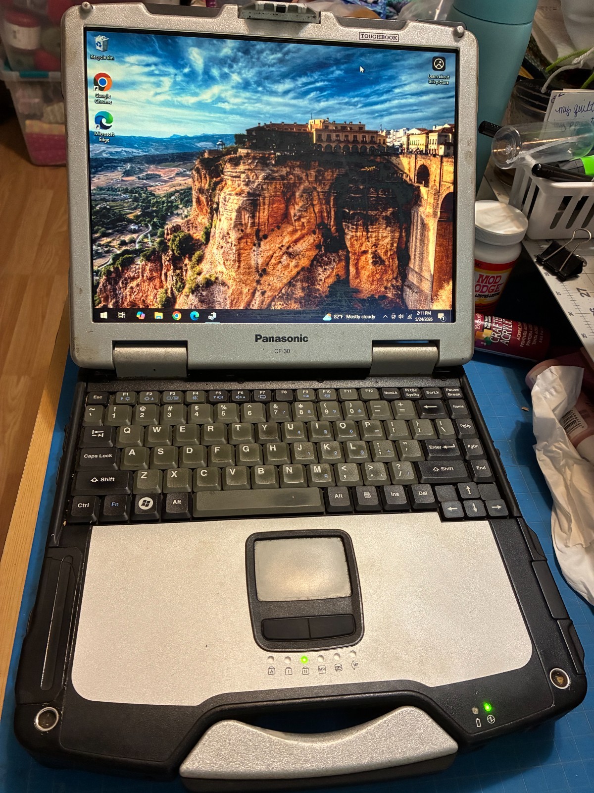 Panasonic Toughbook CF-30 4GB RAM 500 GB SSD Win 10 Pro 32 bit 1.6 Core 2 Duo