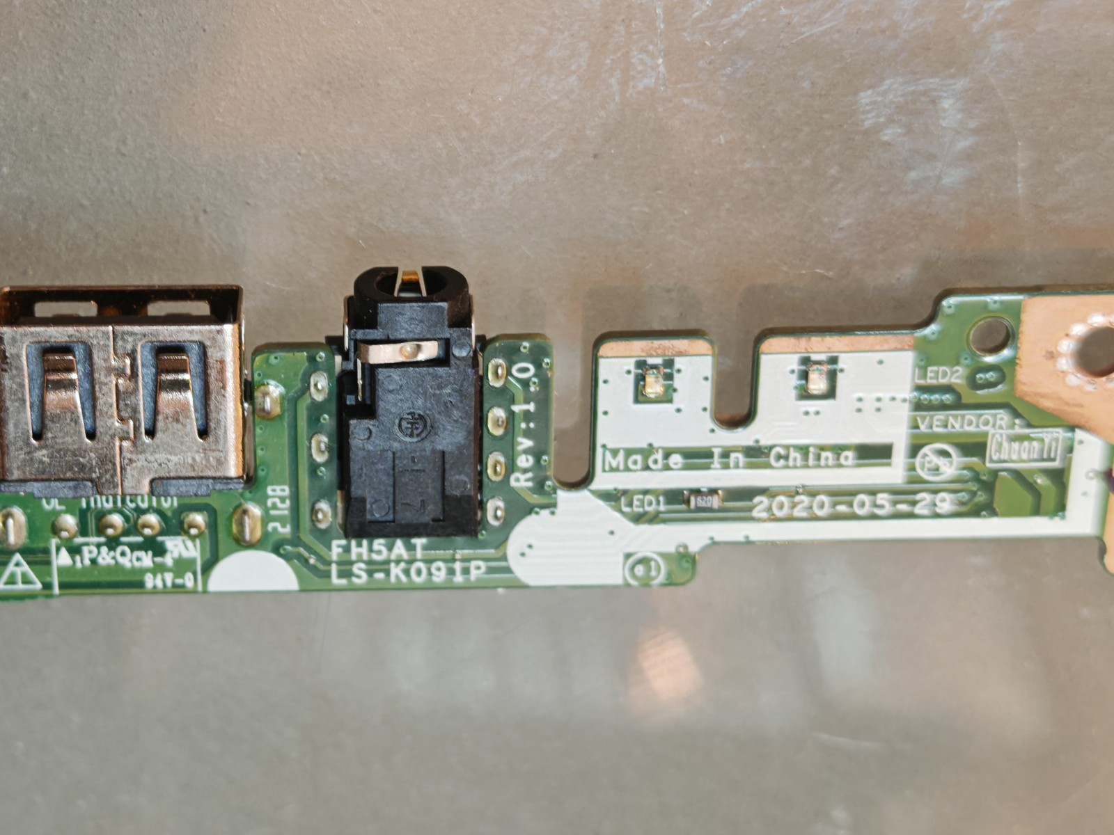ACER A515-56 A515-54 A315-58 A115-32 A315-35 LED AUDIO JACK USB CARD LS-K091P