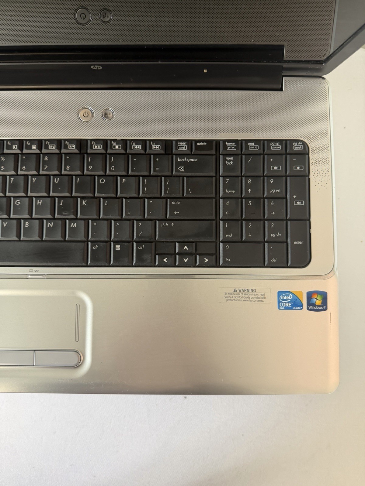 HP Notebook G71-34OUS Laptop – Intel Duo – RAM 4 GB – No Storage – Read Des