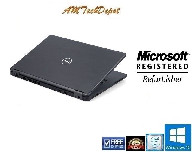 Dell Latitude 5490 Core i7-7600U 2.6GHz 16GB 512SSD Win10 Pro 64-BIT