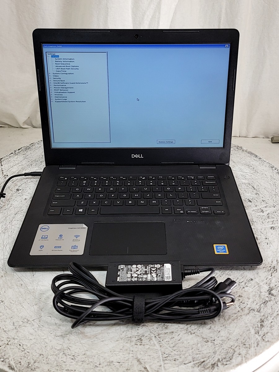 DELL INSPIRON 3480 PC Laptop PENTIUM 5405U 8GB 128GB