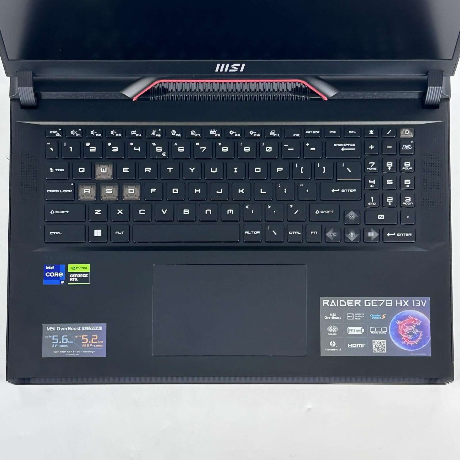 MSI Raider GE78 HX 17 240Hz QHD+ 2.2 GHz i9-13980HX 32GB 2TB SSD RTX 4090