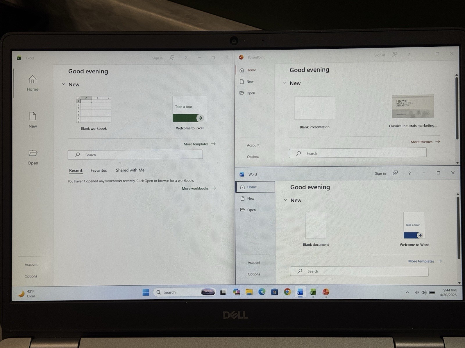 Lot Of 4 Dell Inspiron 5593 15.6″ Laptop Intel I5 16gb RAM 128gb SSD 500gb HDD
