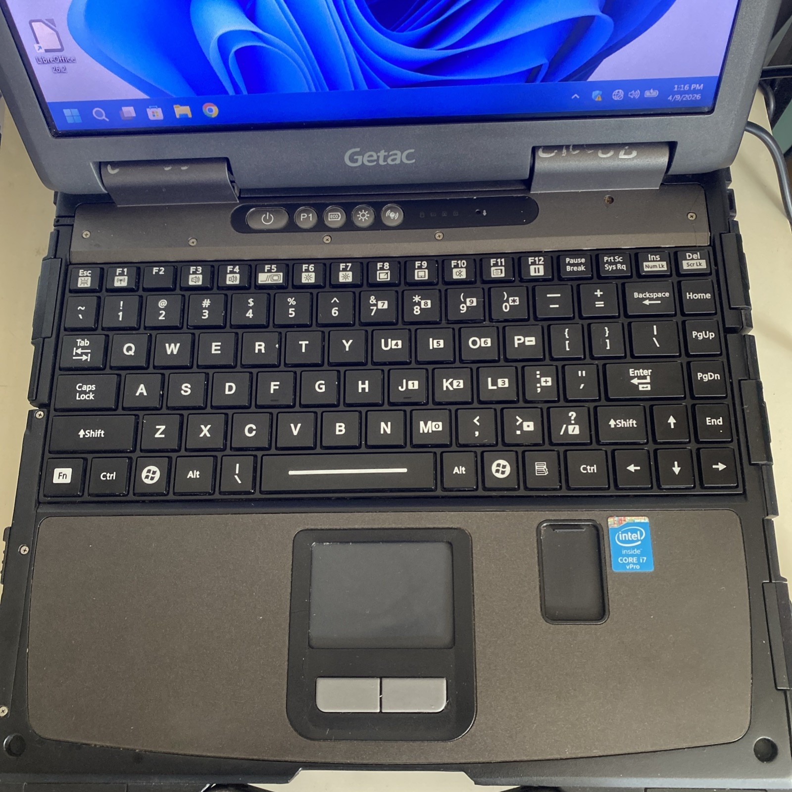 GETAC Rugged B300 G5 i7-4600M @ 2.9GHz 16GB (New 960GB SSD & Battery) Win 11P 2K