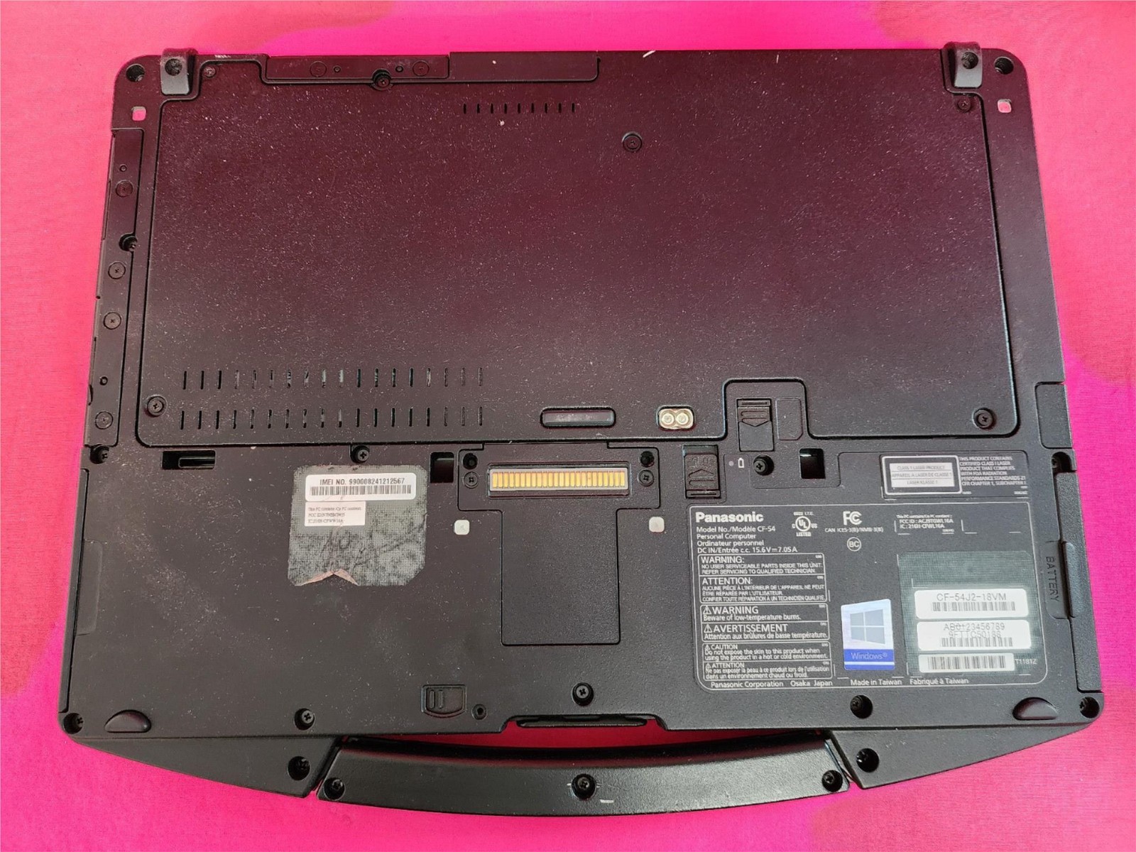 BLACK Panasonic Toughbook CF-54 MK3 Touch FHD 16GB GPS DVD 250GB SSD Win11 LTE