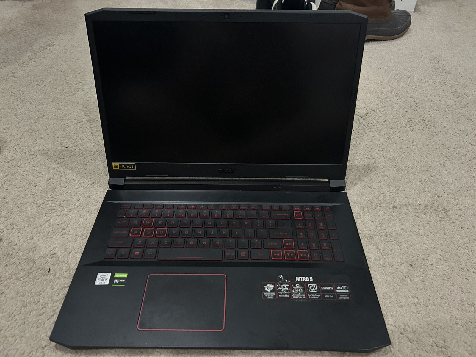 Acer Nitro 5 AN515-55 15.6″ (512GB SSD, Intel Core i5 10th Gen., 4.50 GHz, 8GB)
