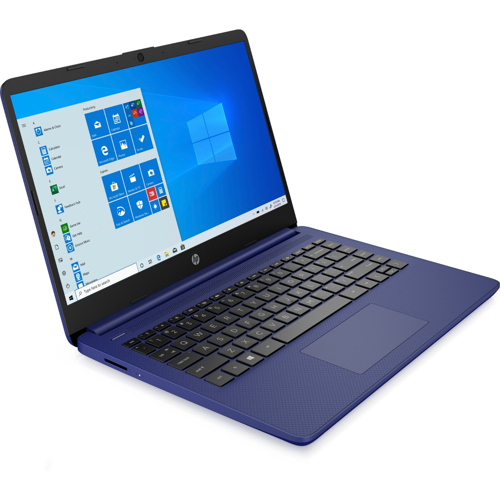 HP 14” HD Laptop, AMD 2-Core CPU, 16GB RAM, 304GB SSD (64+240), Win 11, Blue