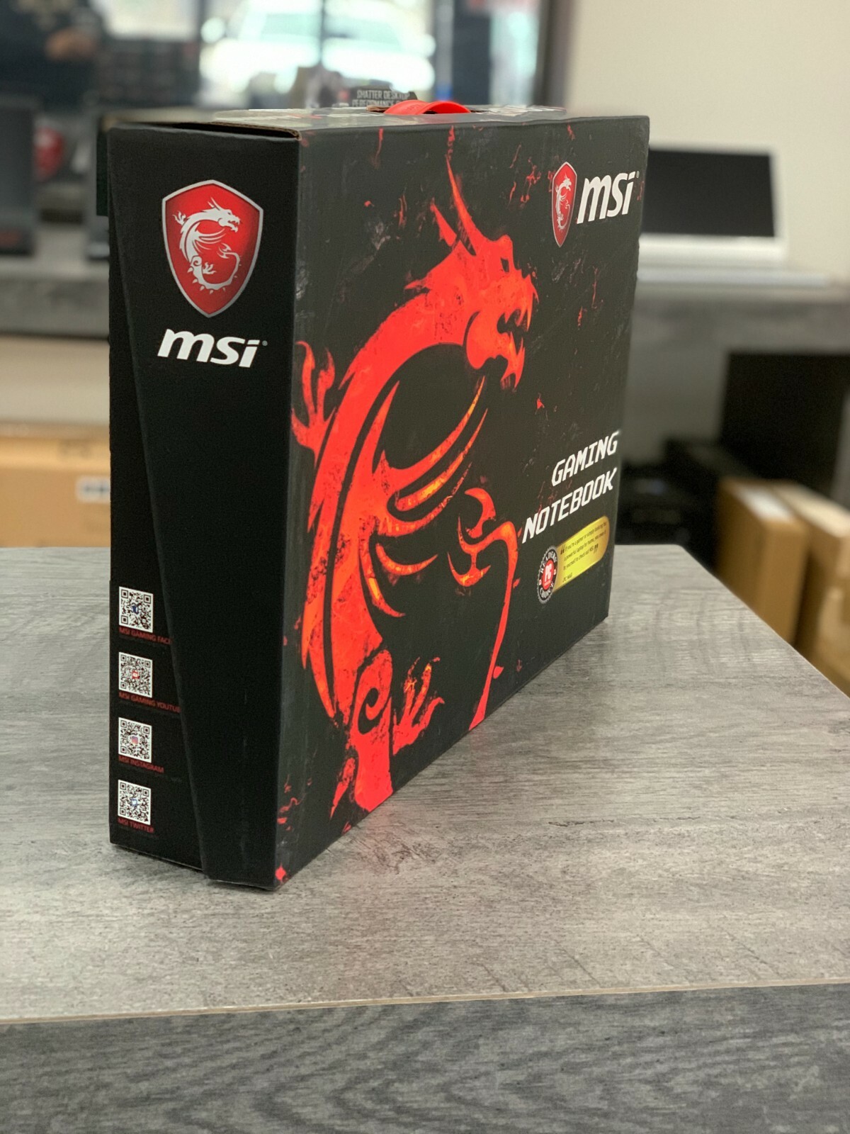 MSI Gaming GF63 Thin, Core i7 CPU, 1TB Solid State, 8GB RAM, nVIDIA GTX 1650 4GB
