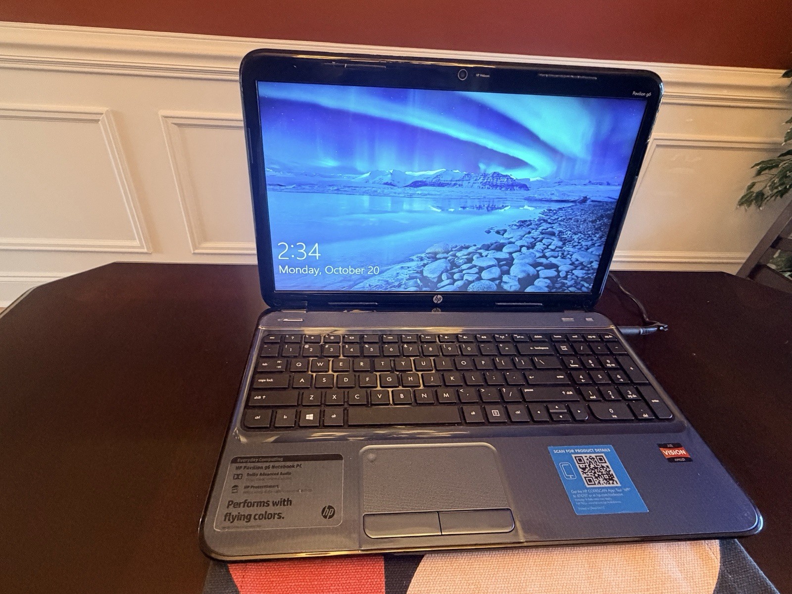 HP Pavilion G6-2217CL 15.6″ Laptop AMD A8-4500M@1.90GHz 750GB HDD 6GB RAM