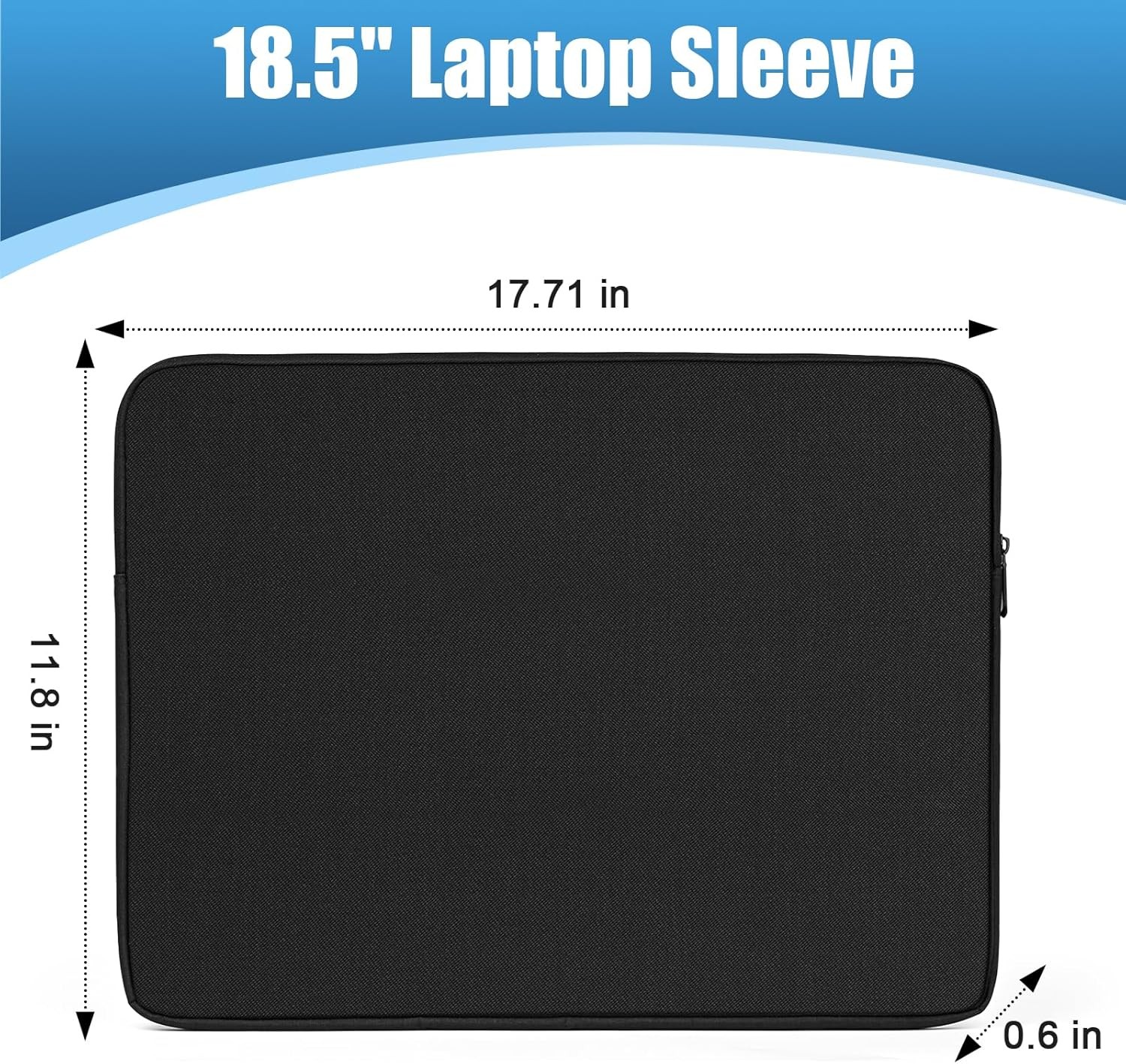 18.5 inch Portable Monitor Case Storage Bag for 17.3 inch Laptop Sleeve