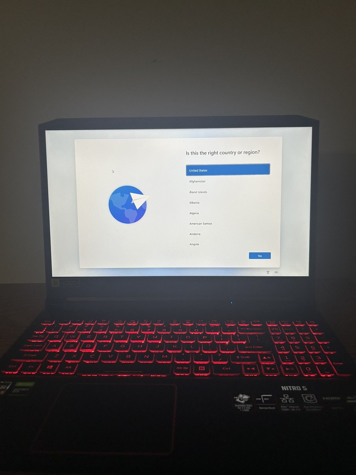 Acer Nitro 5 15.6″ Gaming Laptop Ryzen 5 4600H GTX 1650 8GB 256GB SSD Win11