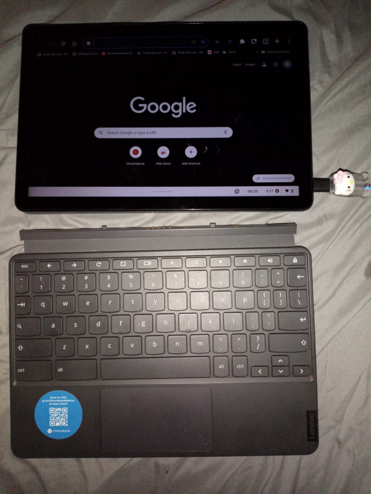 Lenovo Ideapad CT-X636F 10.1″ (128GB,MediaTek Helio P60T,2.00GHz,4GB) Chromebook