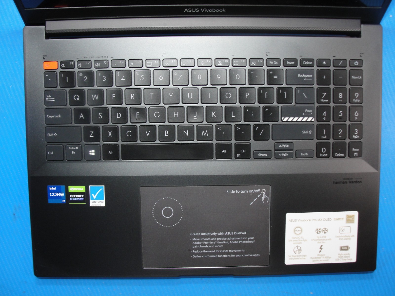 ASUS Vivobook Pro 16X OLED N7600 i7-11370H 32GB RAM 1TB SSD RTX 3050 +Charger