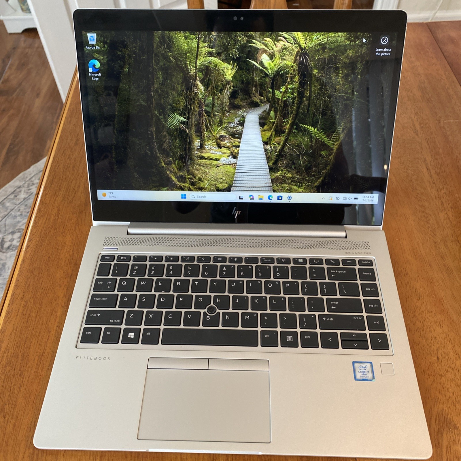 HP EliteBook 840 G5 i7-8650U 1.90GHz 16GB DDR4 512GB SSD WIN11 PRO 14″ Laptop