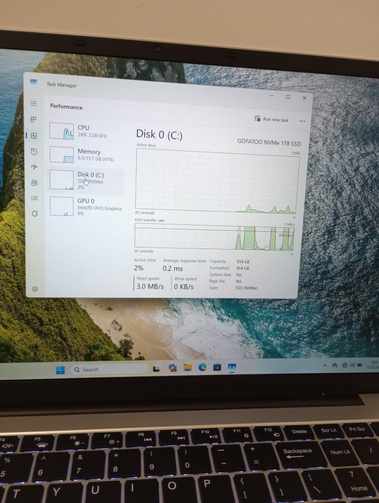 15″ AUUSDA T152A WINDOWS 11 LAPTOP 16GBRAM@INTEL N95 1TBSSD (P08036041)
