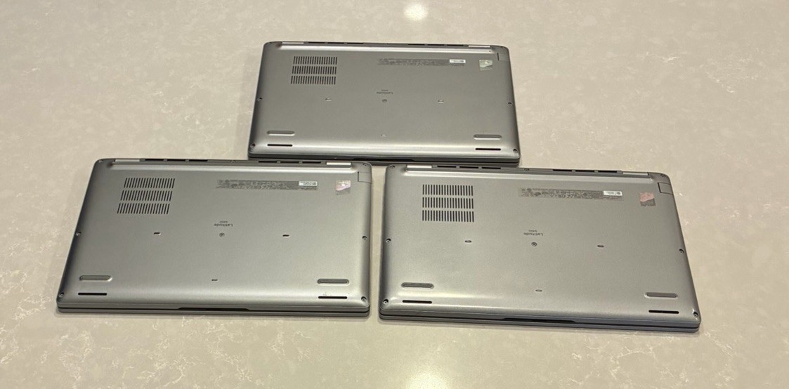 Lot Of 3 Dell Latitude 5450 14″ Ultra 7 155U 16GB DDR5 512GB SSD Touchscreen