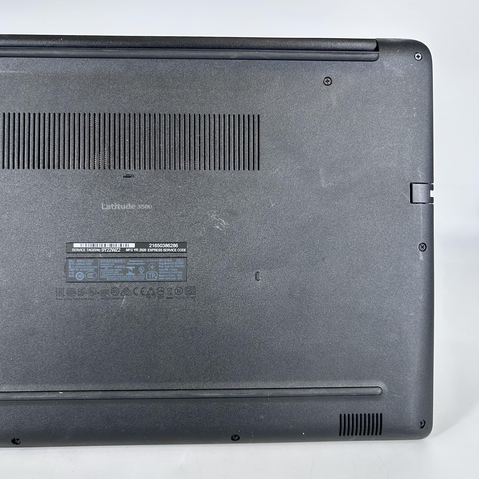 Dell Latitude 3500 15.6 FHD 1.8 GHz i7-8565U 16GB 256GB SSD MX130 Good FRAME GAP