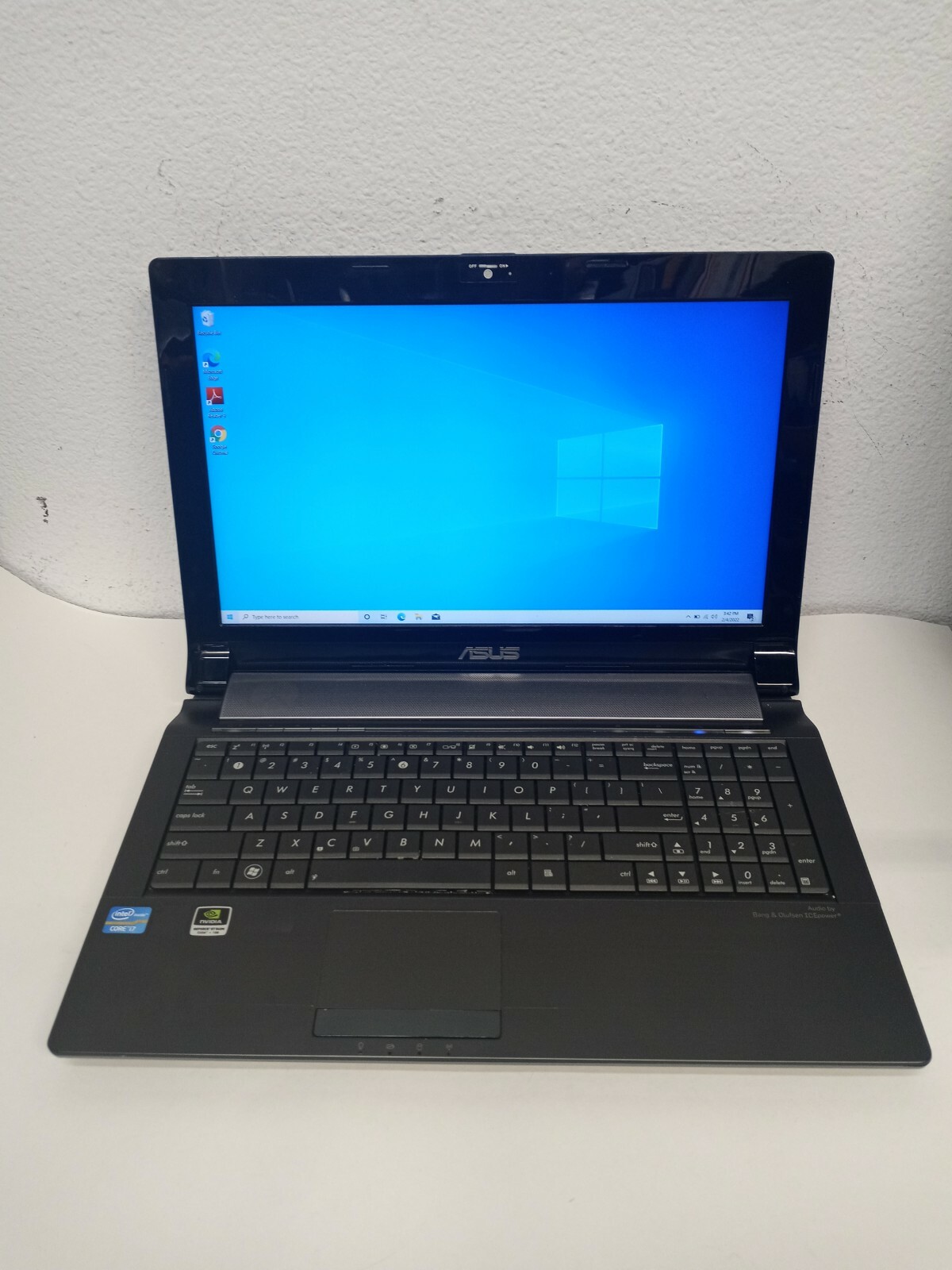 ASUS N53S 15.6″ Intel Core i7-2670QM 2.20GHz 8GB RAM 128GB SSD BT DVD Win10 H