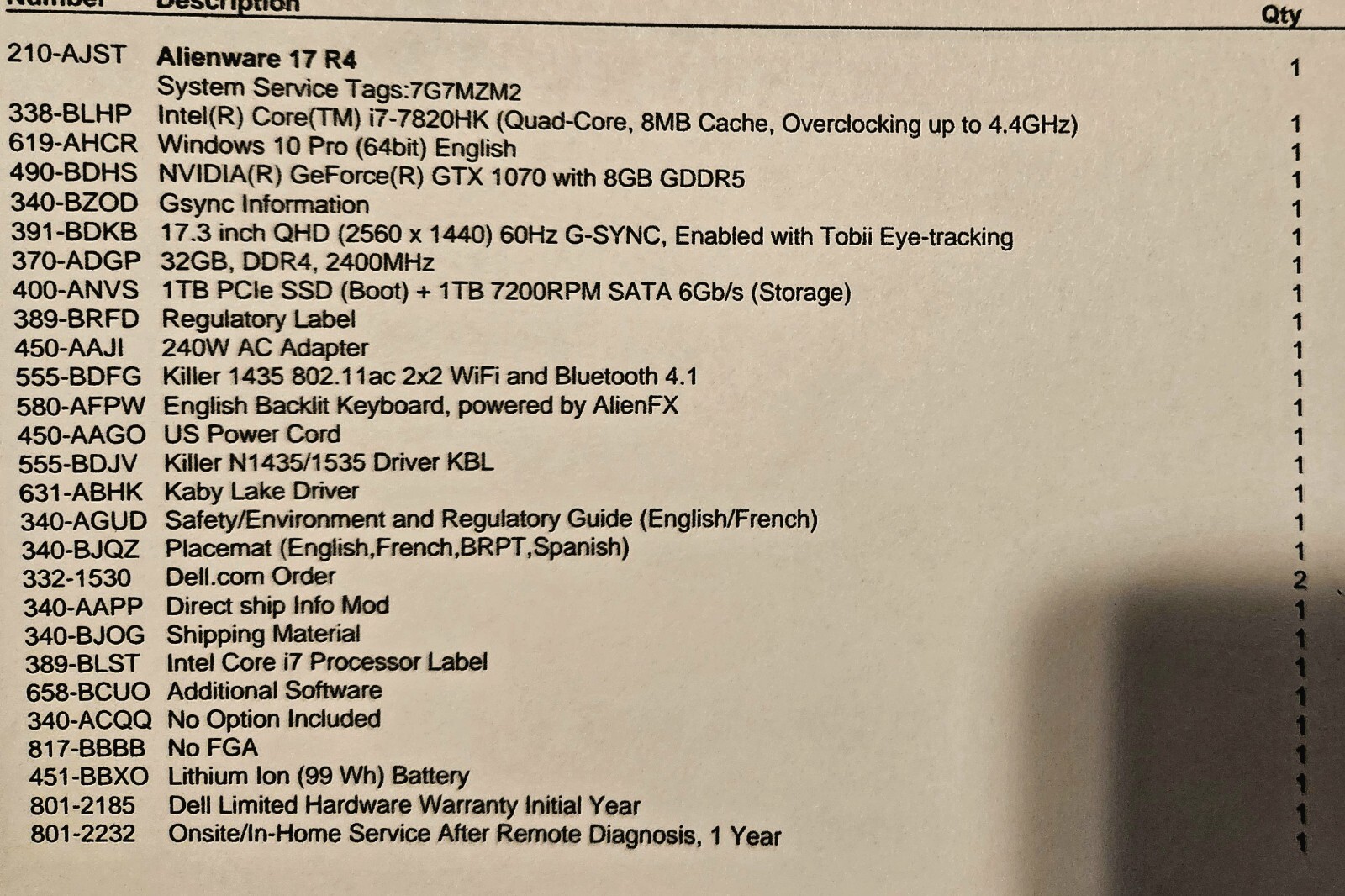 Alienware m17 R4 Gaming Laptop