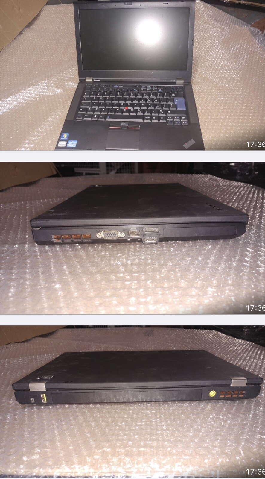 Lenovo Thinkpad T420 i5 2520m 2,5GHZ 8GB 512 NEW SSD 14″ DVD WIN10 French Keybrd