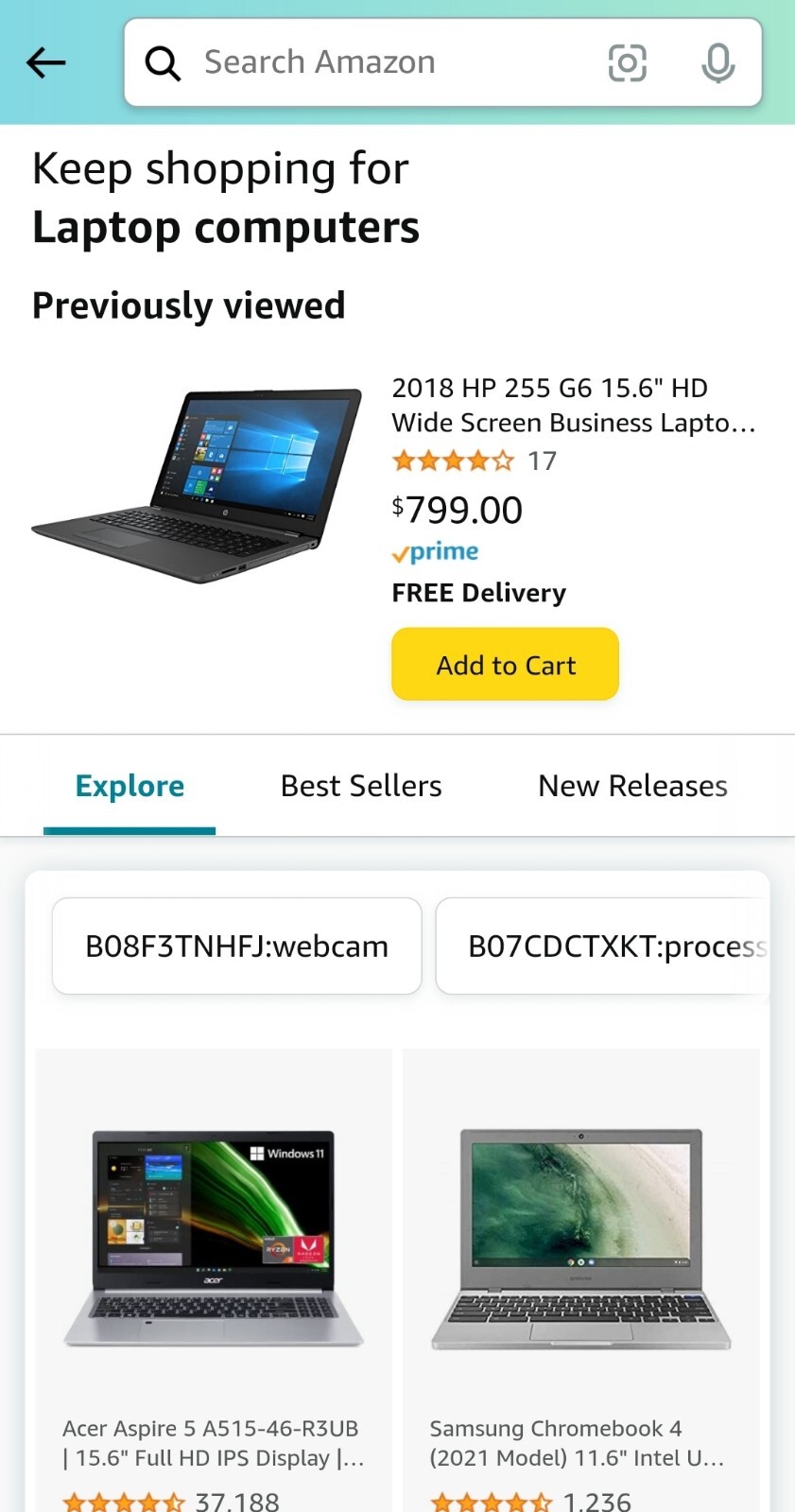 Hp 255 g6 , 15.6 in. HD Laptop AMD A6-9220, up to 2.9 GHz, 8 GB SSD