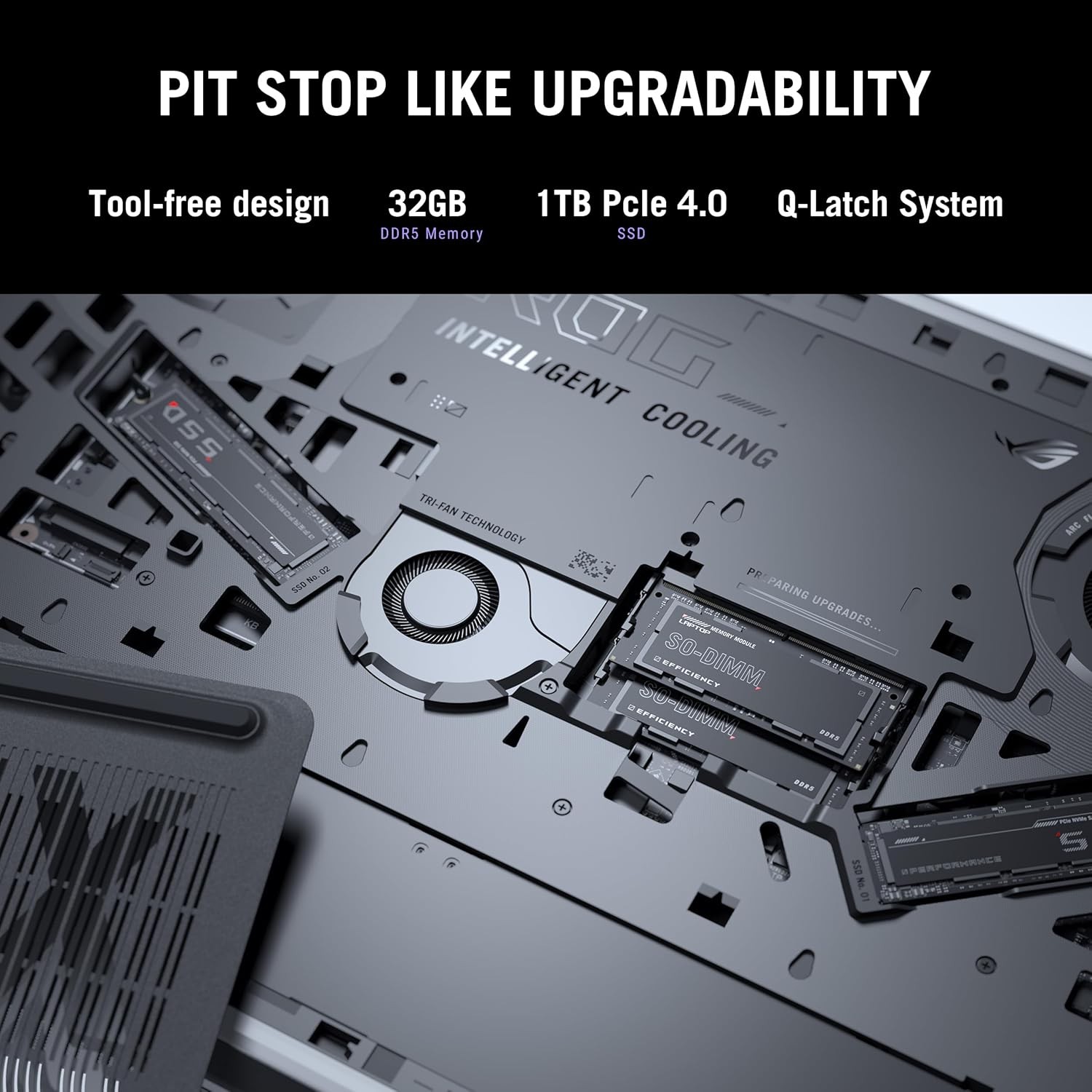 16″ ASUS ROG Strix G16 Fast Powerful Laptop RTX 5080 Intel Core Ultra 9 32GB 1TB