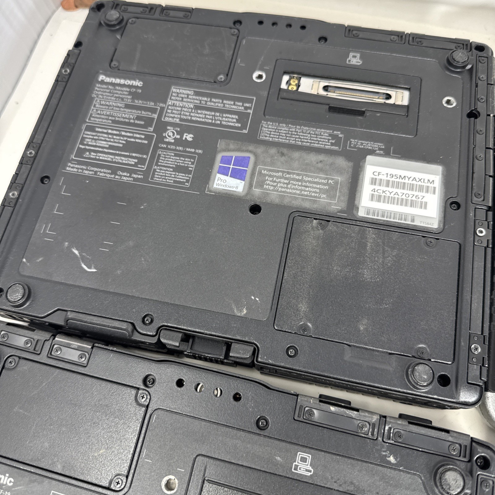 Lot of 5 Panasonic Toughbook CF-19 – UNTESTED- For Parts Unit AS IS