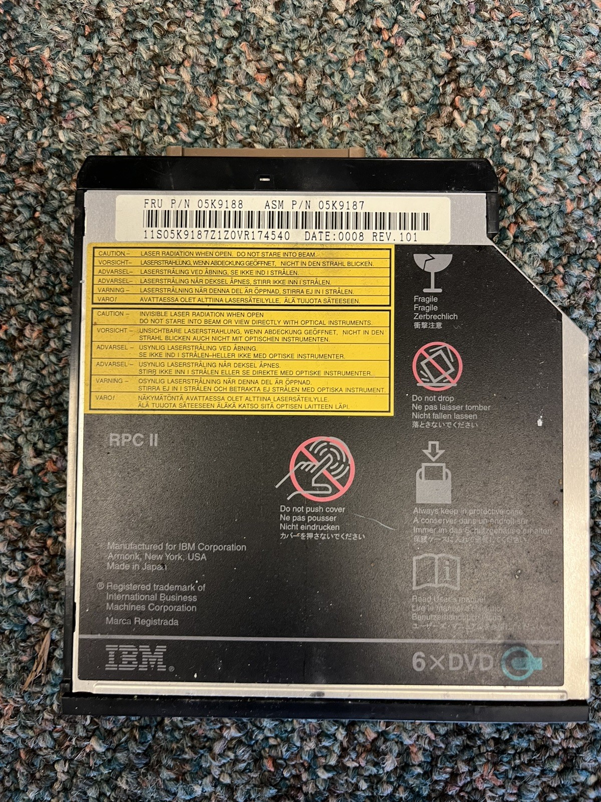 Vintage IBM ThinkPad T20 Series (Type 2647) – Untested – AS-IS for Parts/Repair