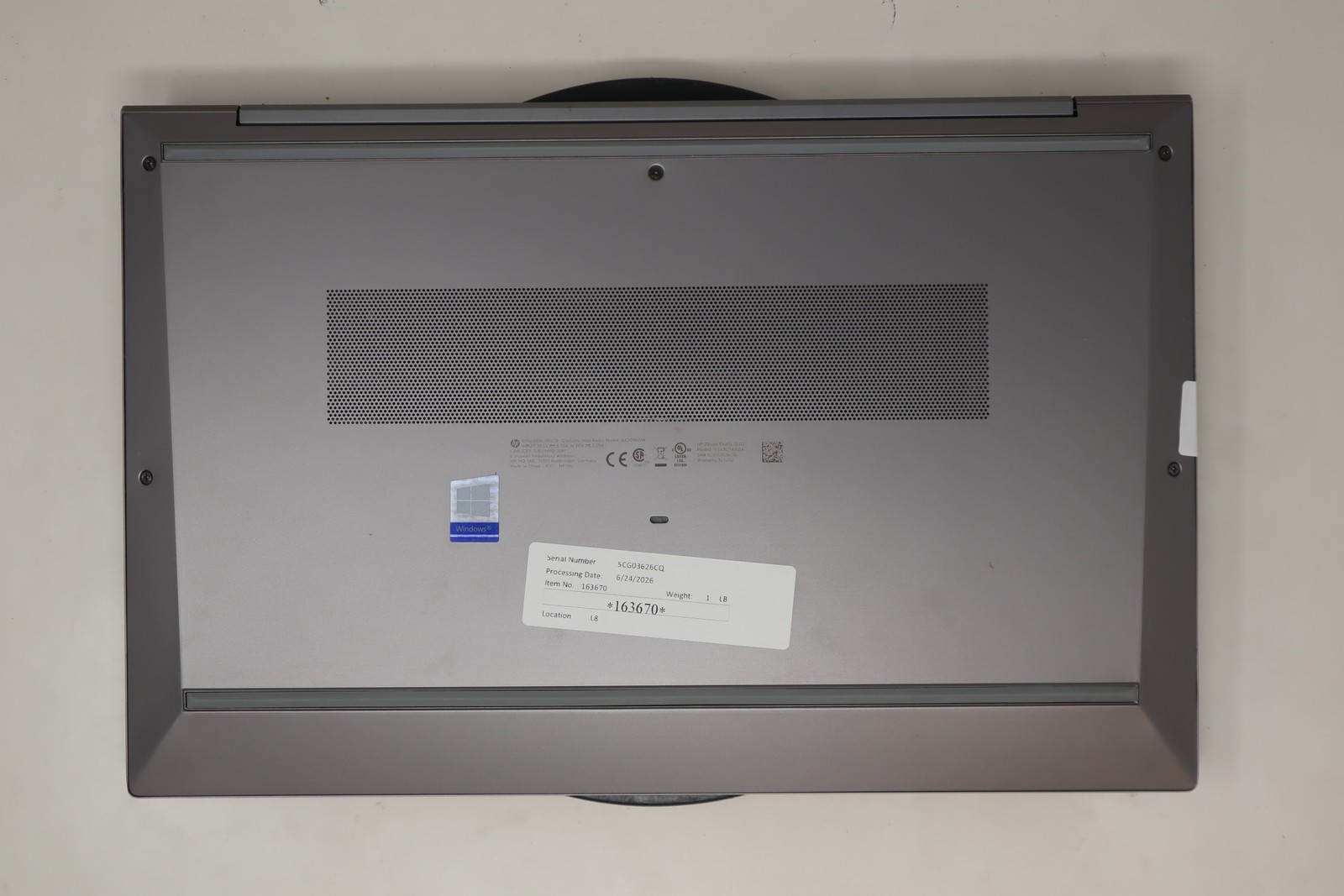 HP ZBook Firefly 15 G7 Laptop Intel i7 10th Gen 16GB RAM 512GB NVMe Win 11 Pro