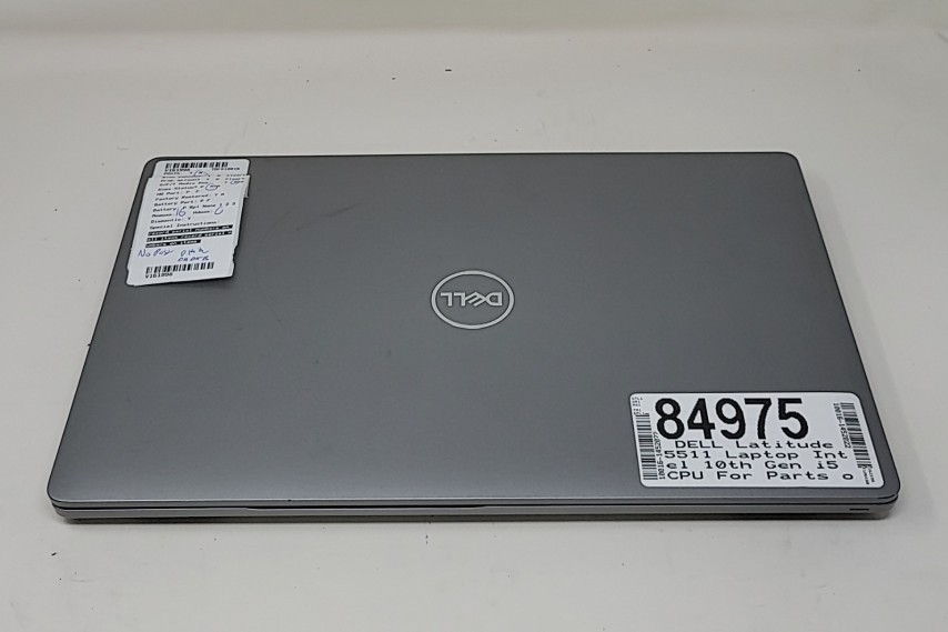 DELL Latitude 5511 Laptop Intel 10th Gen i5 CPU For Parts or Repair SEE NOTES