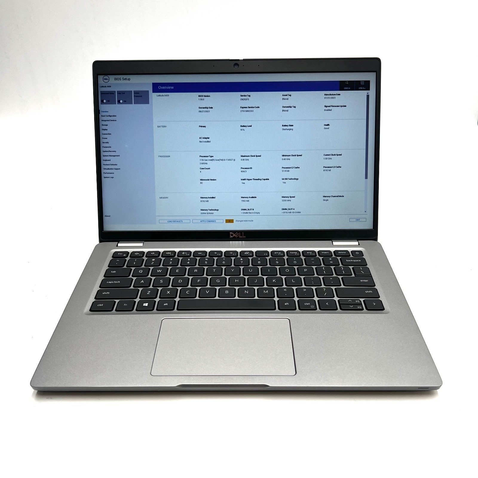 Dell Latitude 5420 14″ i5-1145G7 8GB RAM 256GB SSD No OS | TESTED USED GOOD