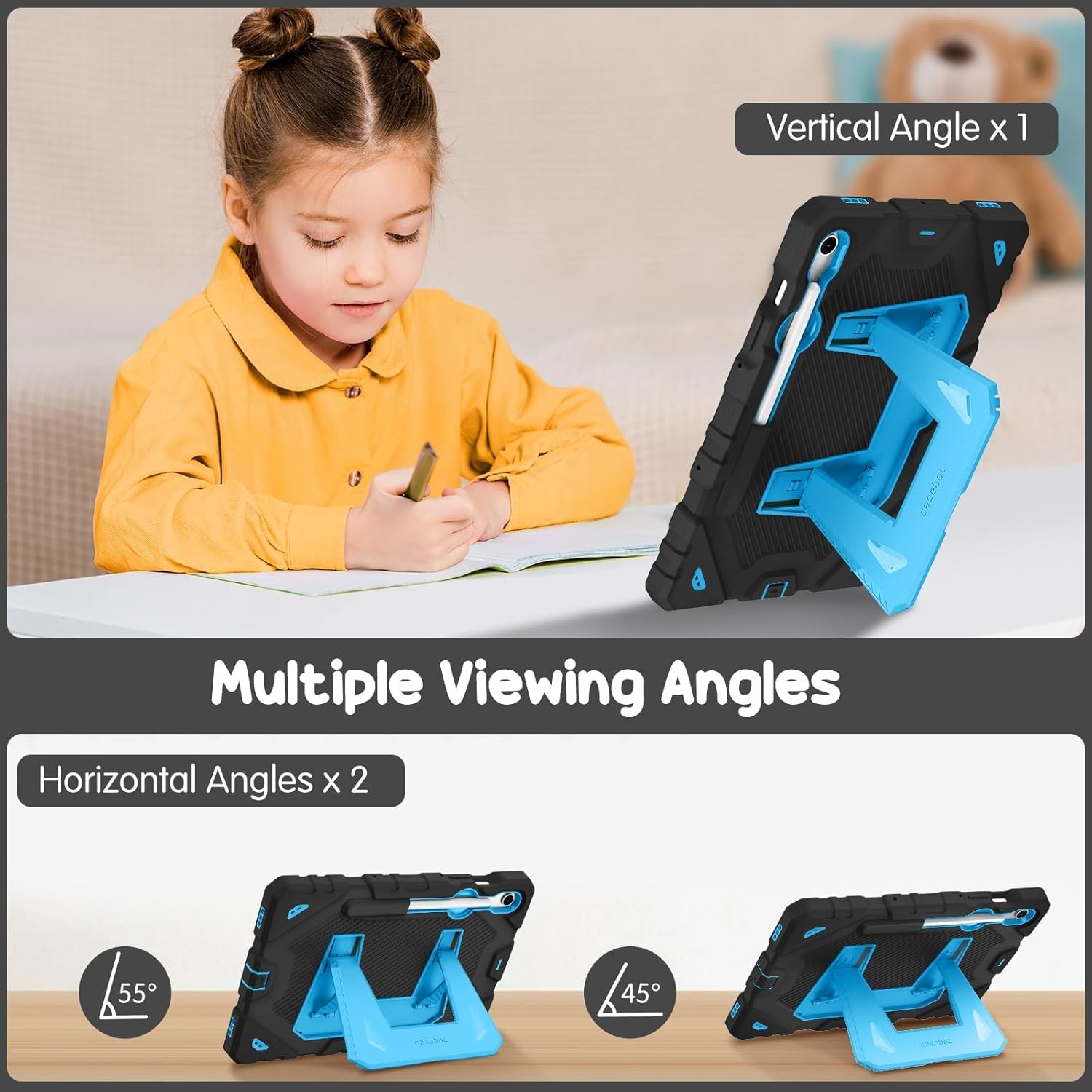 Kids Friendly Case for Samsung Galaxy Tab S10 Lite/S10 FE/S9 FE 10.9 Inch/Tab S9