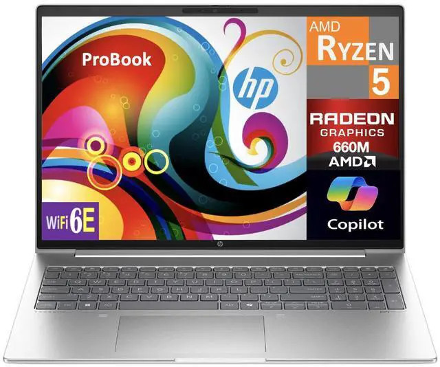 HP ProBook 465 Business 16.0 in IPS WUXGA Display Ryzen 5 7535U 8GB DDR5 256GB