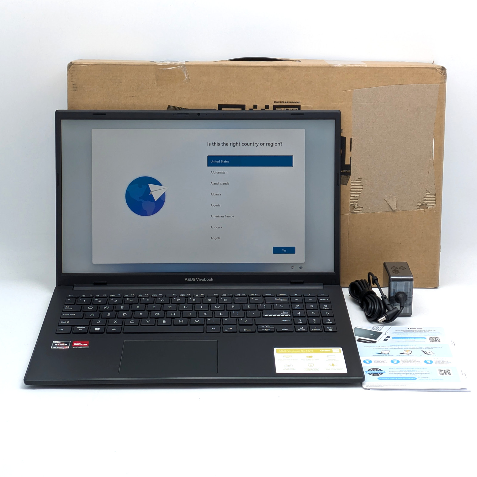 ASUS Vivobook Go 15.6″ AMD Ryzen 3 7320U 8GB DDR5 128GB SSD Windows 11 Home