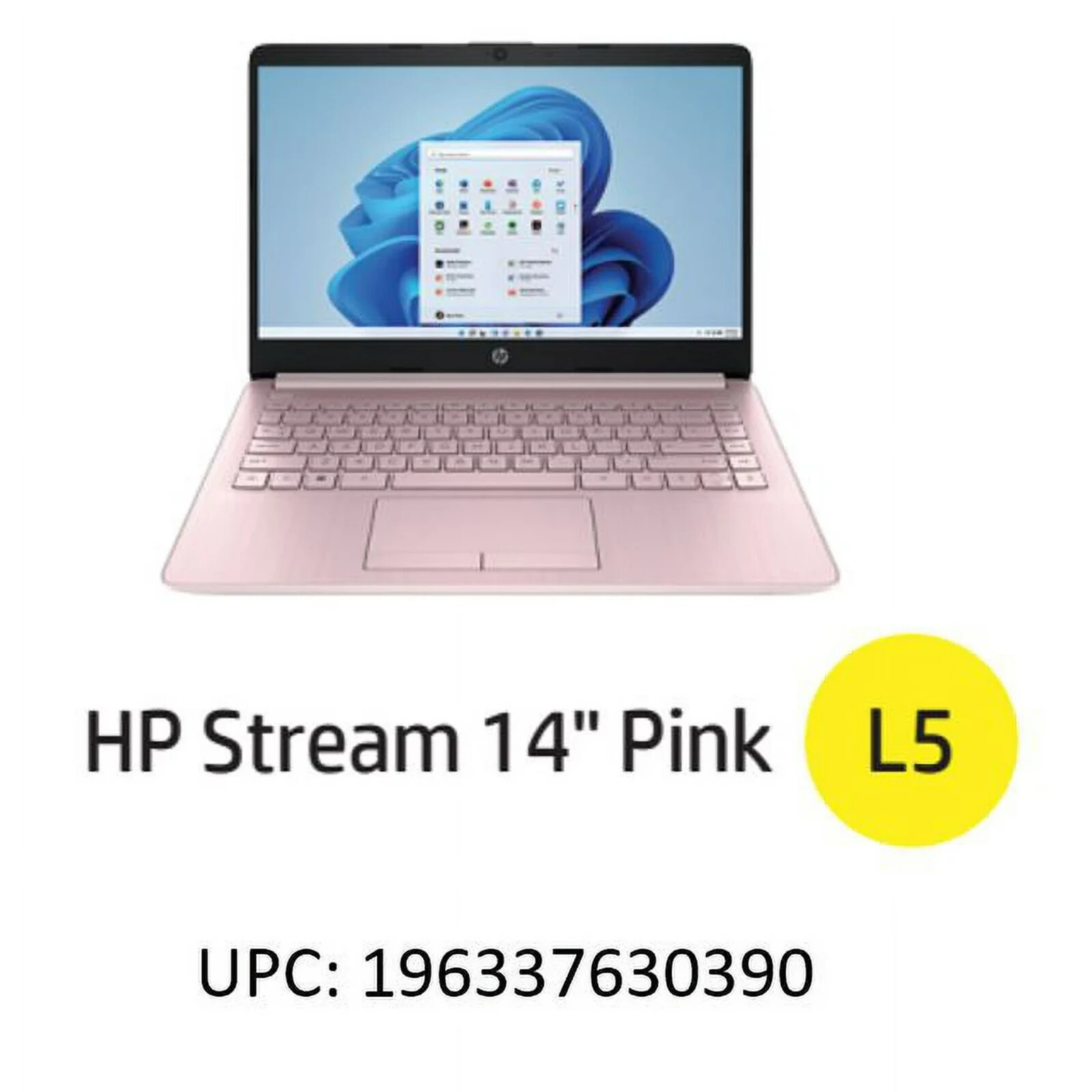 HP Stream 14″ Windows Laptop Intel Processor N4120 4GB RAM 64GB eMMC Pink _ NEW