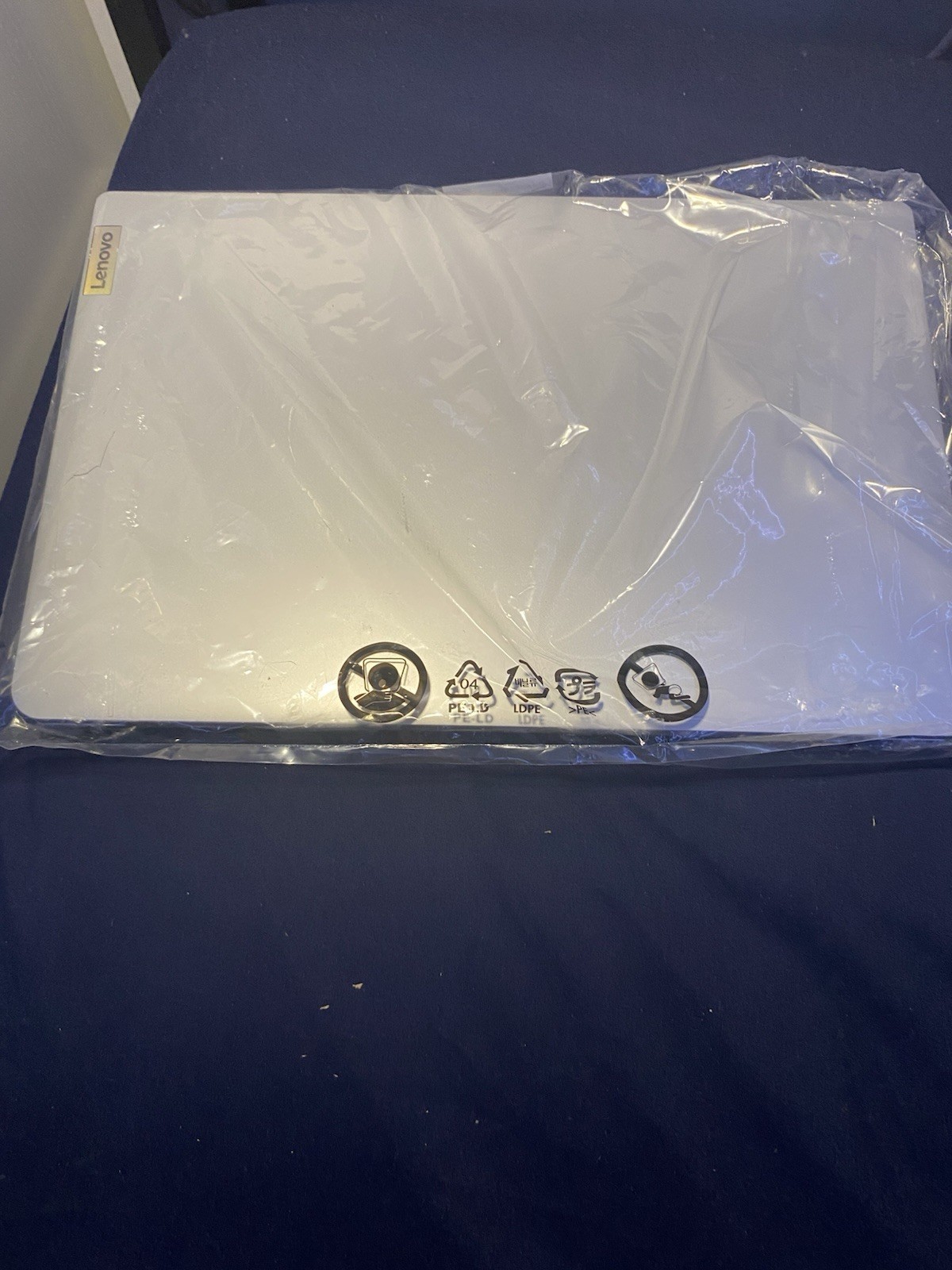 Lenovo Silver Notebook Laptop with Power Adapter and Cable in Original Packaging