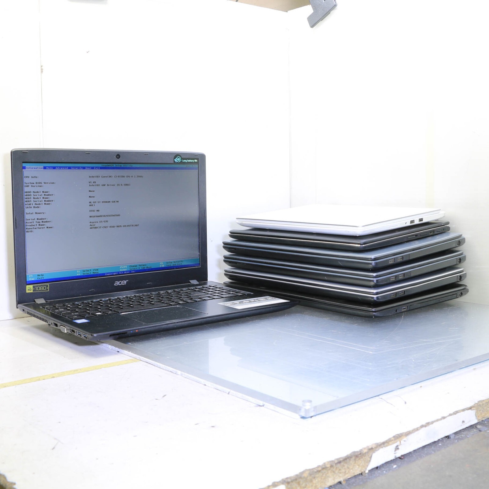 LOT OF 7 ACER ASPIRE i3 i5 i7 4th-8th Gen 8GB NO HDD **READ** T6-B6