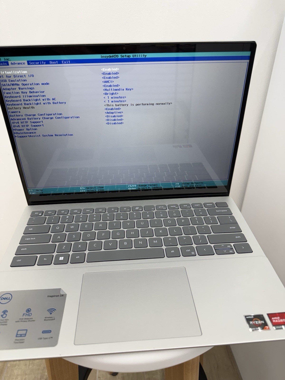 Dell Inspiron 5425 Ryzen 7 Touchscreen – No RAM / No SSD – Read